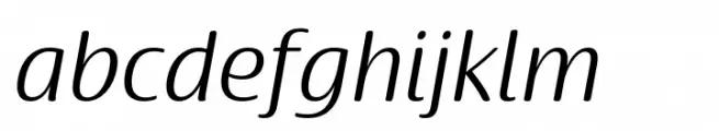 Terfens Gothic Extended Book Italic
