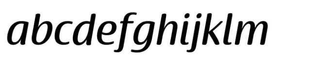 Terfens Gothic Norm Medium Italic