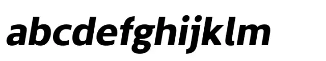 The Main Extra Bold Italic