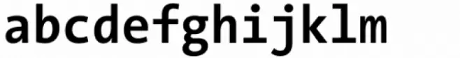 The Sans Mono SemiCondensed Bold