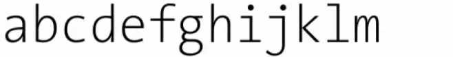 The Sans Mono SemiCondensed ExtraLight