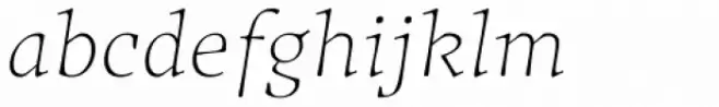 Traction Thin Italic