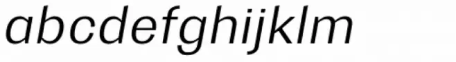 Trivia Gothic R2 Light Italic