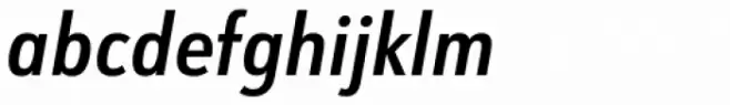 URW Form Cond Demi Italic