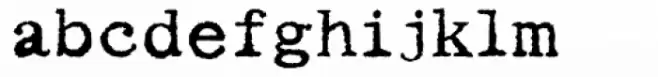Writing Machine Bold
