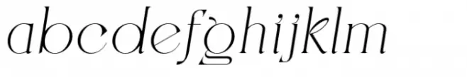 Zenoa Light Italic