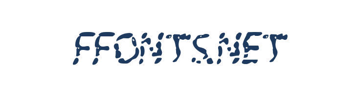 Blood Drenched Wavy Italic font — Lorem ipsum body text preview