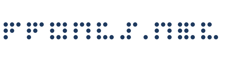 3x3 dots font — Lorem ipsum body text preview