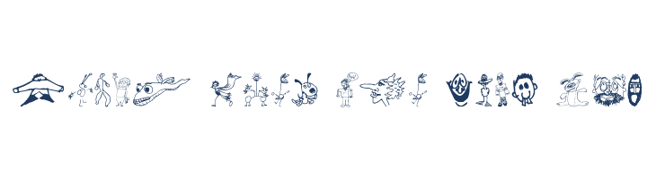 Brian Powers Doodle 2 1 font — pangram preview