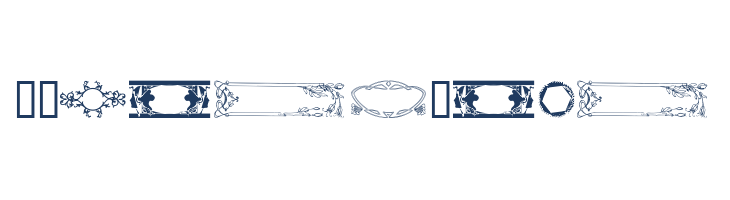 Ornamental Frames I font — Lorem ipsum body text preview