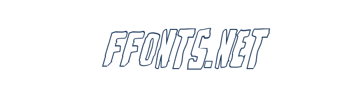 Zakenstein Outline Italic font — Lorem ipsum body text preview