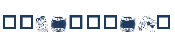 Destiny's New Years Dings font — Lorem ipsum body text preview