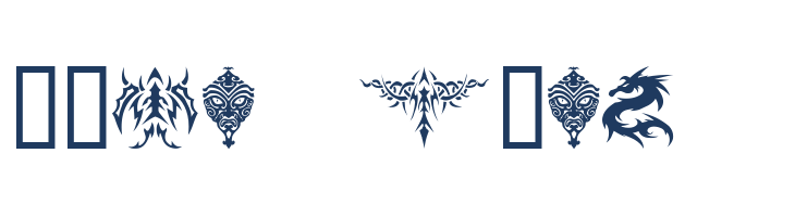 Tattoo font — Lorem ipsum body text preview